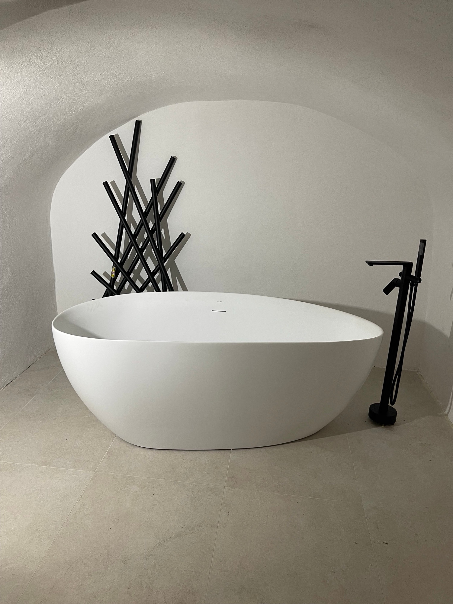Bagno con vasca freestanding